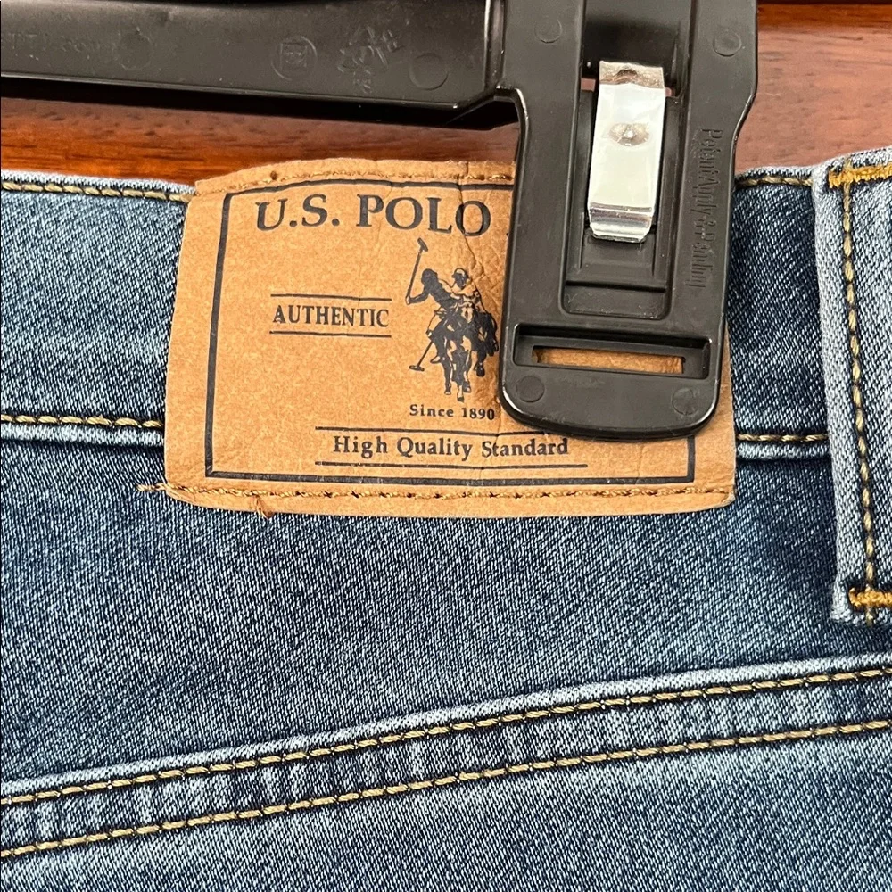 U.S. Polo Assn. Boy’s  Denim and Cream Jeans